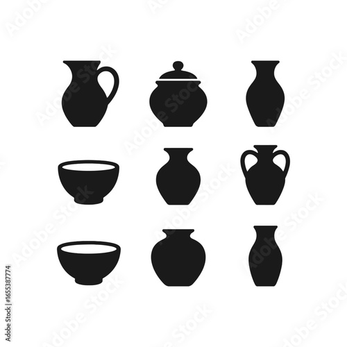 Pottery and Ceramics Icons