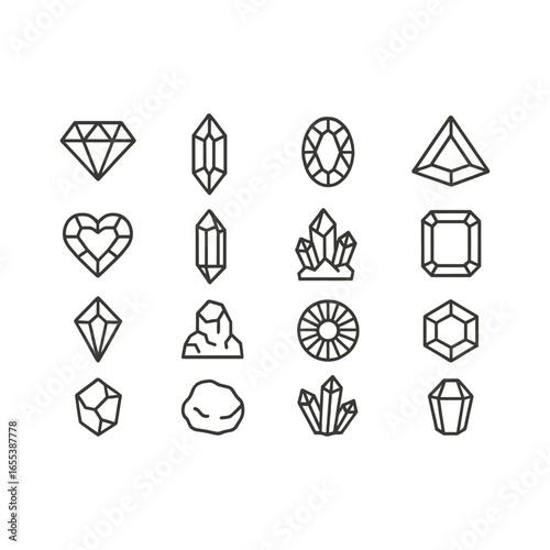Gemstone and Crystal Shapes