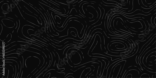 futuristic contour line design representing topographic terrain abstract map illustration for modern geometric art