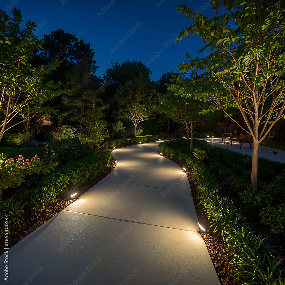 Obraz premium path in the garden