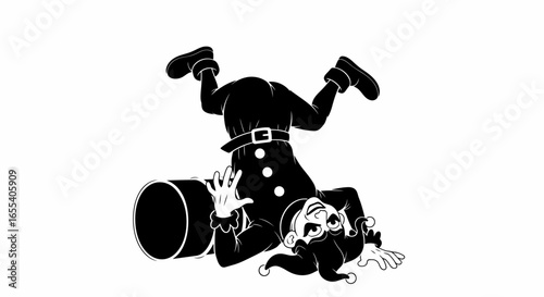 mischief and mayhem a jesters hilarious tumble perfect for carnival circus or fools day designs