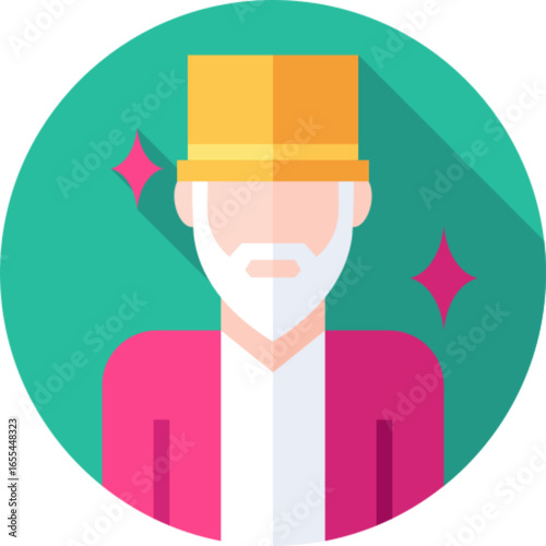 Senior Man Character