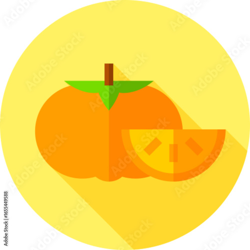 Persimmon Fruit Orange