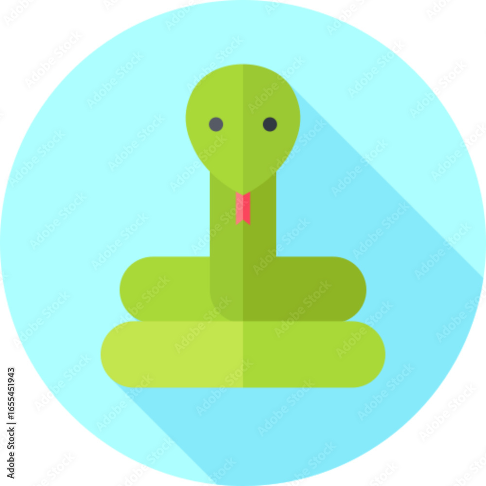 Fototapeta premium Snake Reptile Icon