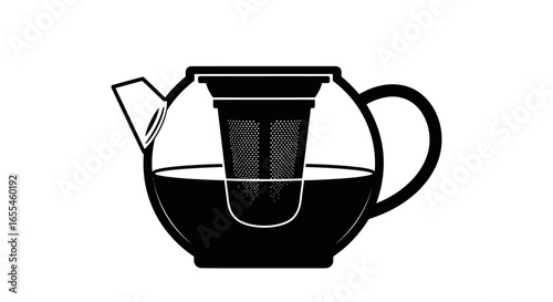 brewing perfection stylish glass teapot with infuser for effortless tea preparation and elegant table setting