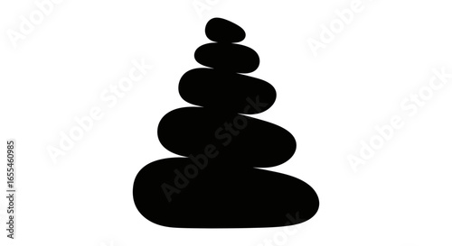 find inner peace a simple elegant stack of stones for wellness spa and meditation designs
