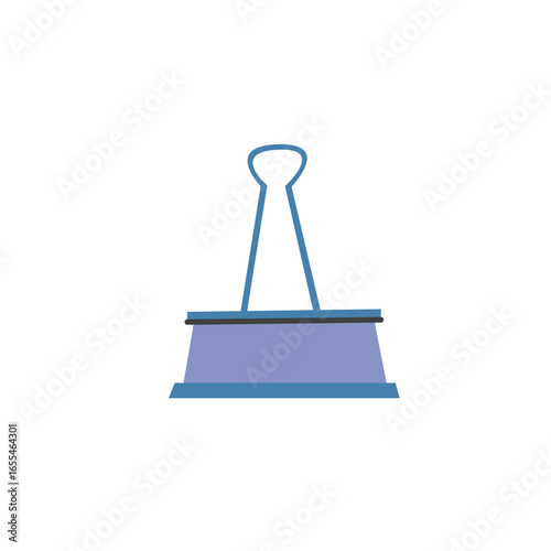 blue binder clip