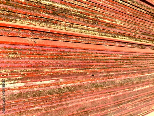 Pile of tiles , outdoor Chiangmai Thailand.