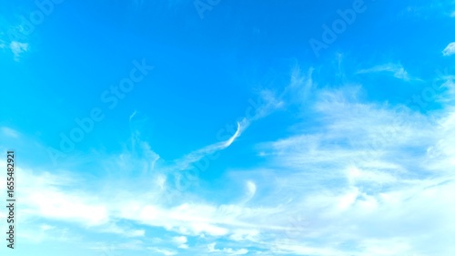 Blue sky and clouds, Chiangmai Thailand.