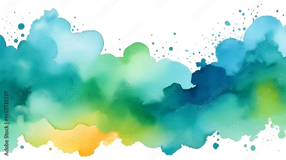 Fototapeta premium Watercolor degrade background for you