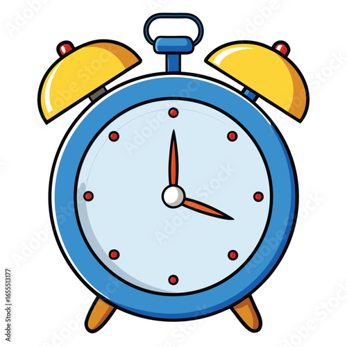 alarm-clock-isolated-on-pure-white-background-.eps
