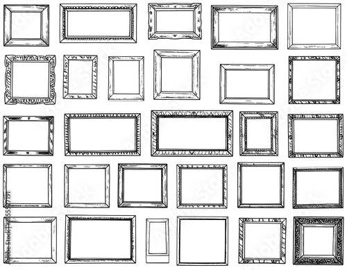 Variety of decorative picture frames (2)