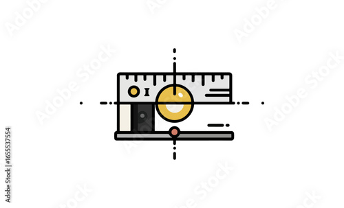 Measuring tool graphic design
