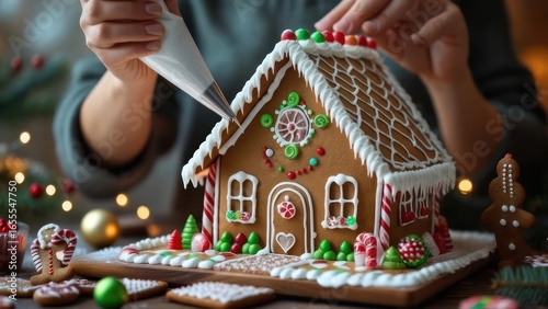 Gingerbread house decoration