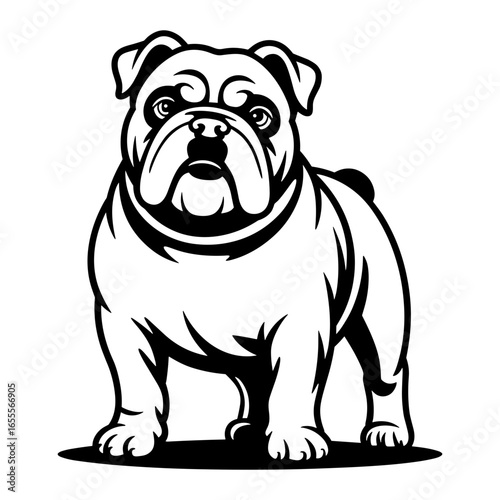 English Bulldog Standing