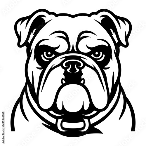 English Bulldog Face