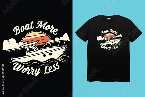 Thousand miles sailor graphic vector art t-shirt design print