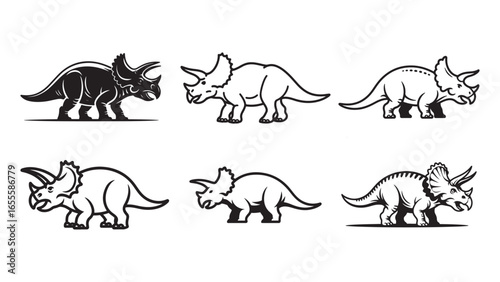 Dynamic dinosaur illustration in vibrant cmyk colors