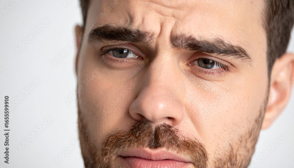 Fototapeta premium Person's joy captured in oil portrait.