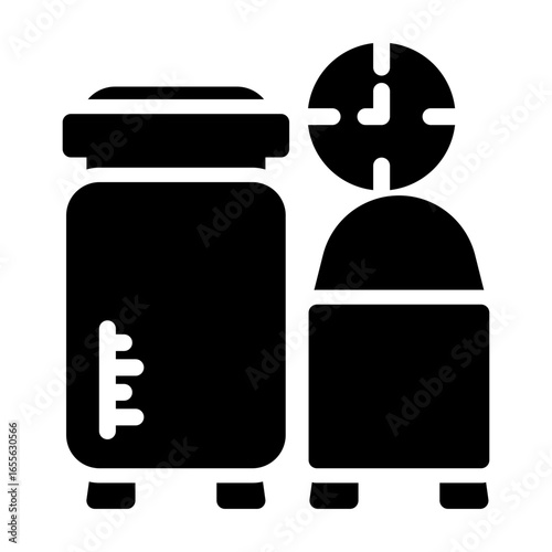 pasteurization Solid icon
