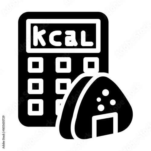 calories calculator Solid icon
