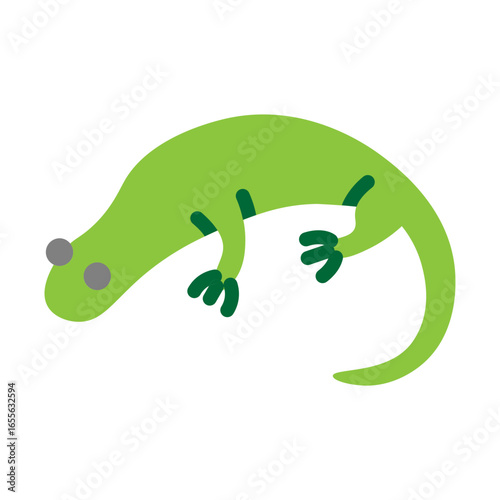 Salamander Vector Flat Icon Design