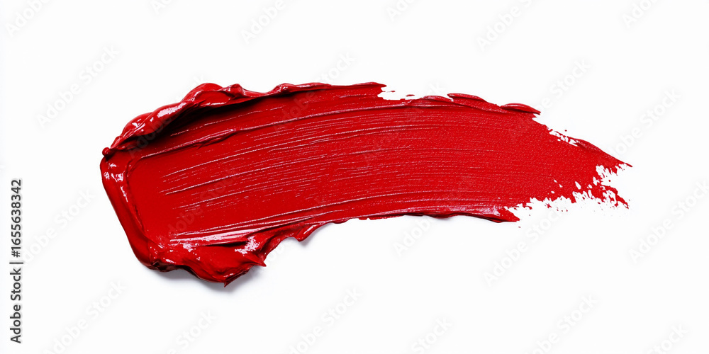 Vibrant lipstick swatch on a clean background Generative AI Vibrant lipstick swatch on a clean background Generative AI
