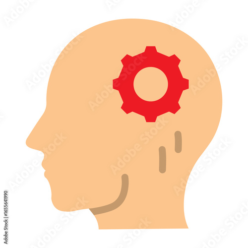 SelfLearning Vector Flat Icon Design