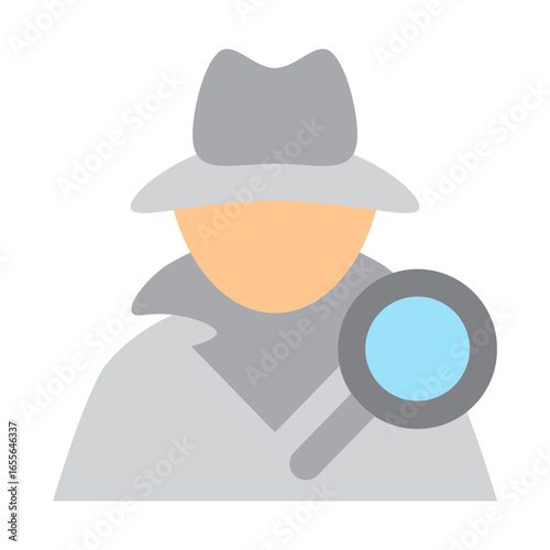 Principal Investigator Vector Flat Icon Design