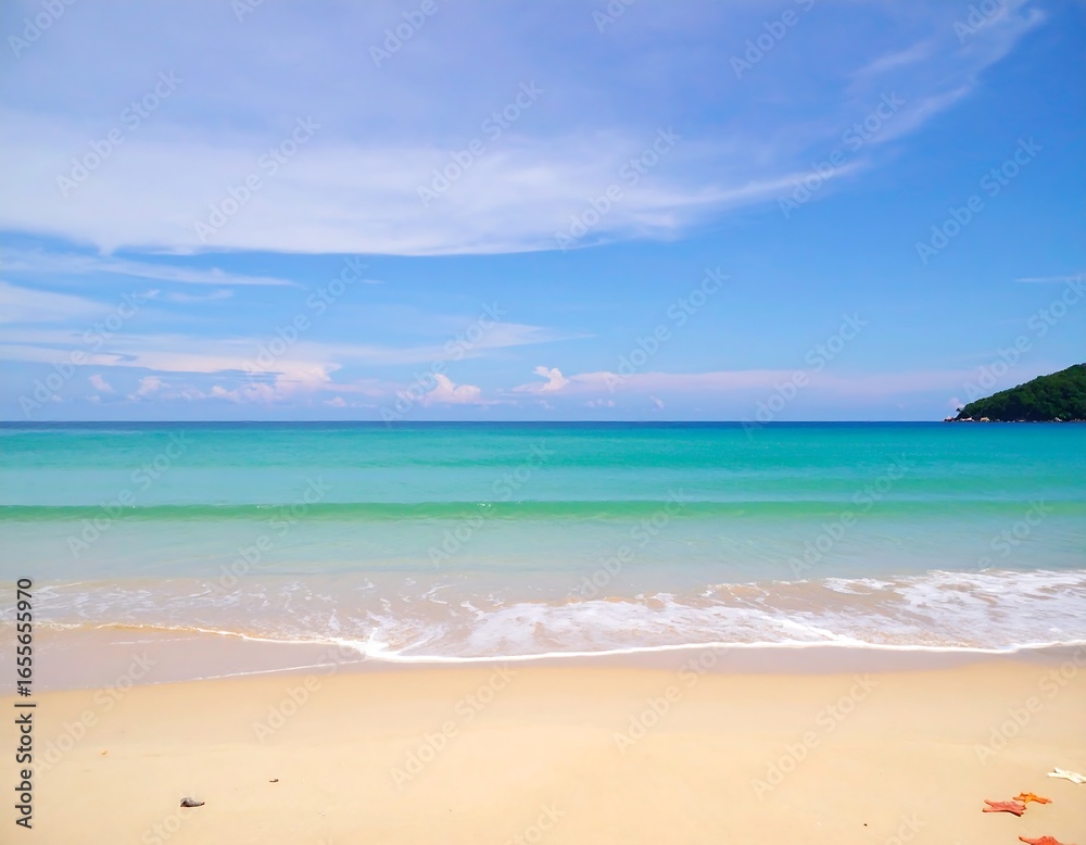 Obraz premium Tropical beach scene (2)