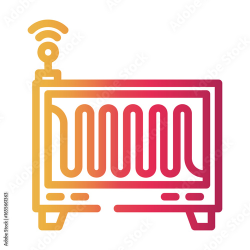 heater Line Gradient Icon
