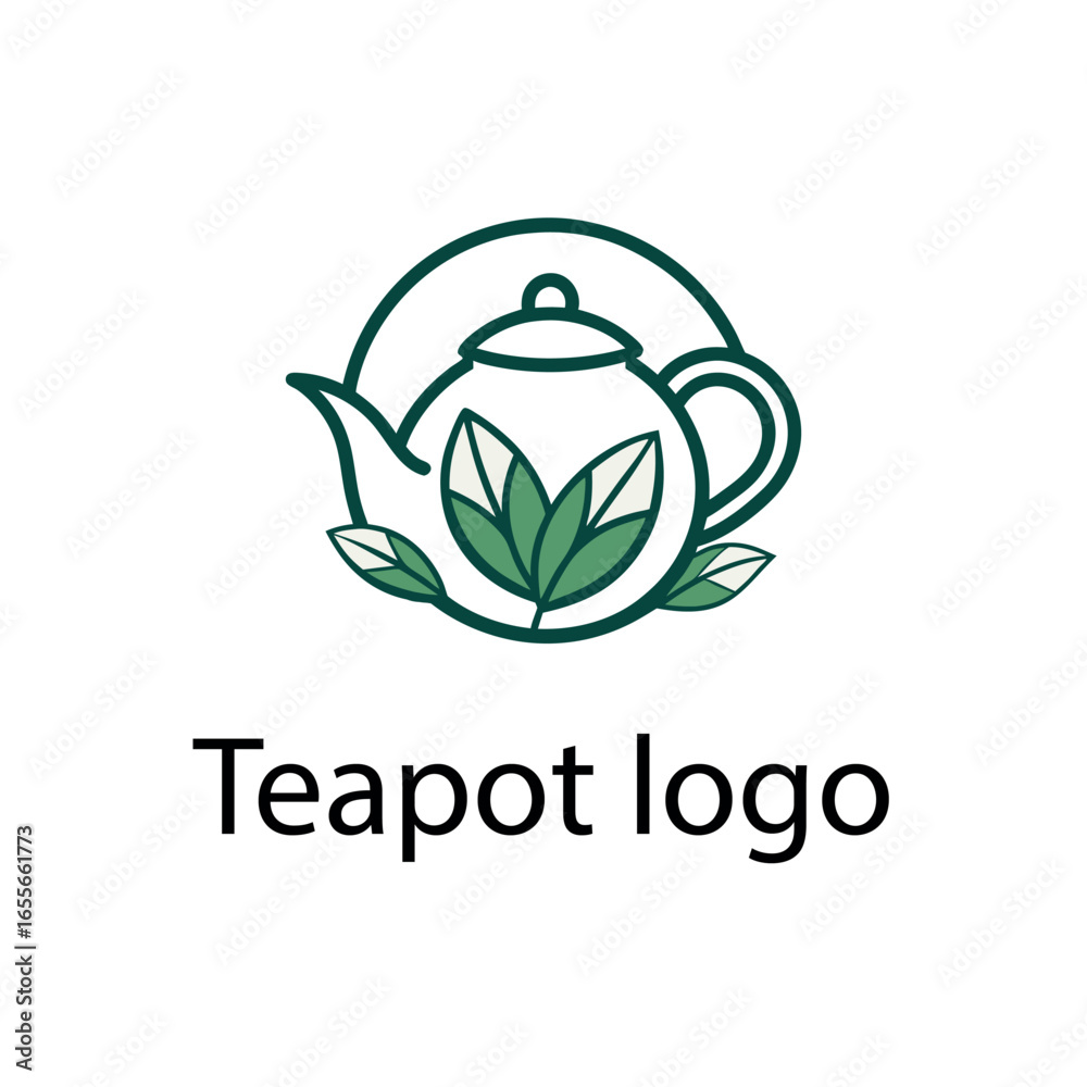 Fototapeta premium Teapot logo