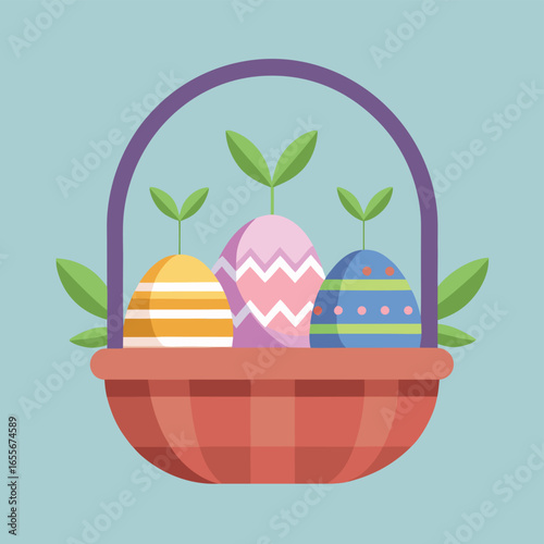 flat vector easter basket (1).eps