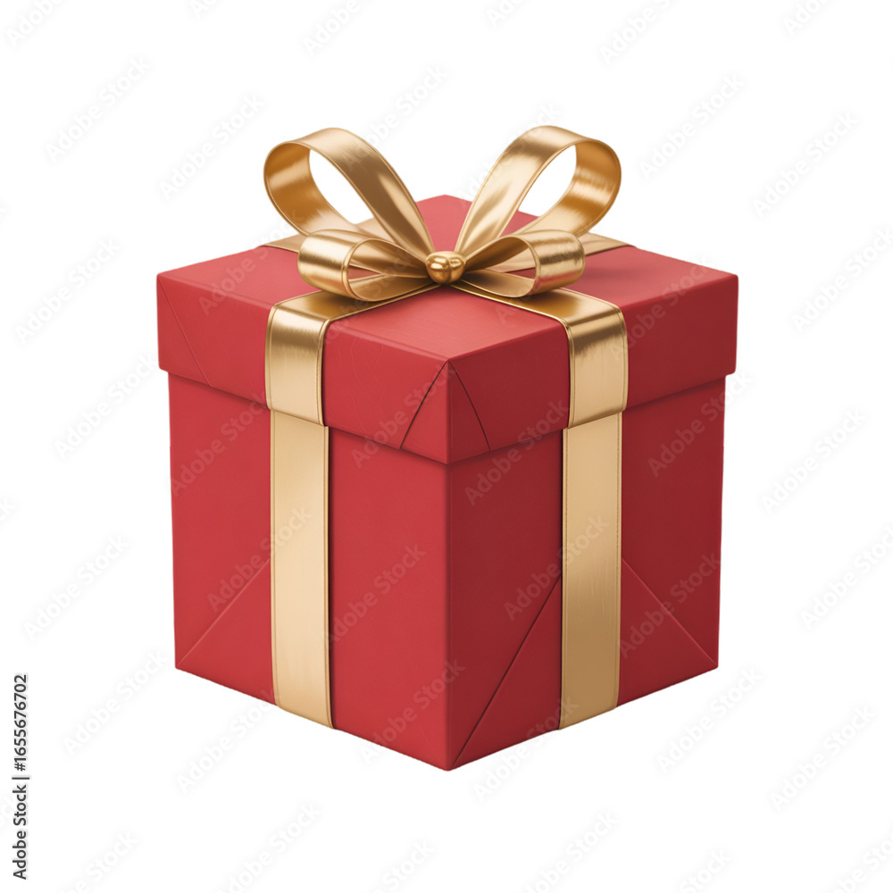 Obraz premium gift box isolated on white