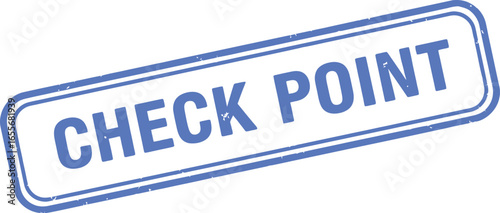 Check point sign vector illustration security checkpoint symbol