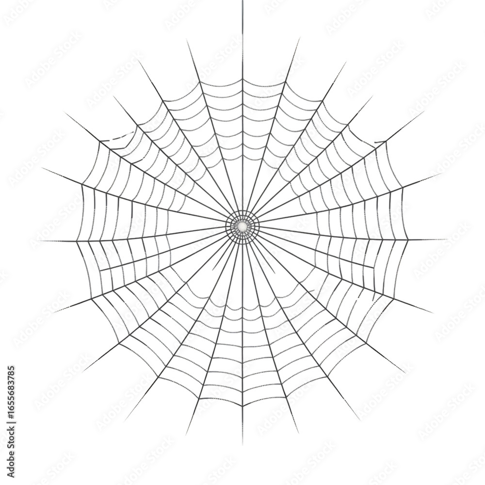 Obraz premium broken glass spider web