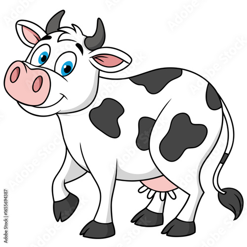 funny cow cartoon