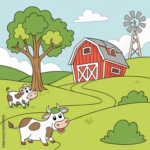 farm animals in a farm