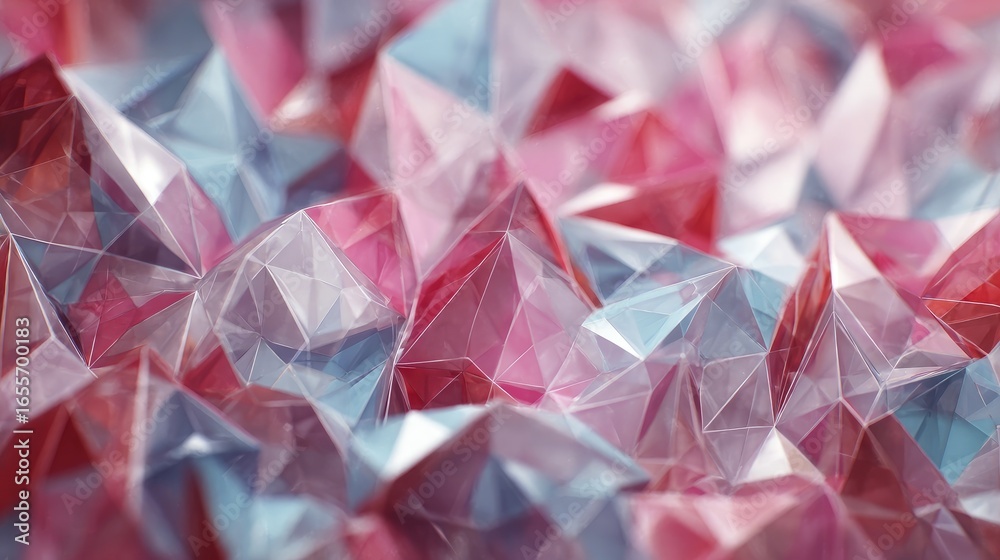 Naklejka premium Abstract geometric shapes, translucent, vibrant colours