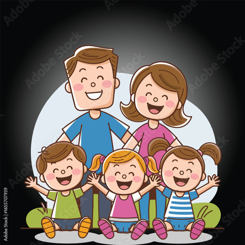 Family and parenting concepts with diverse elements