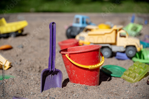 Wallpaper Mural Childrens Toys for Sandbox Fun Outdoors Torontodigital.ca