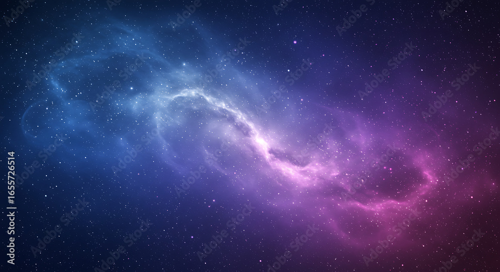 Fototapeta premium Cosmic Symphony A Dance of Light and Color Among the Stars