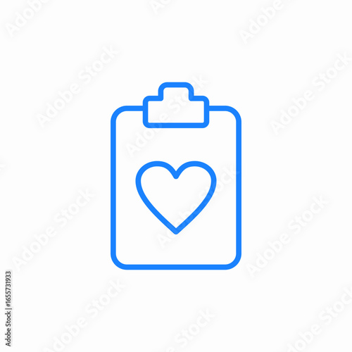 favorite document icon sign vector