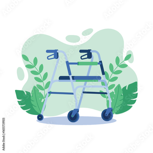 Medical Walking Frame Elderly Mobility Aid.