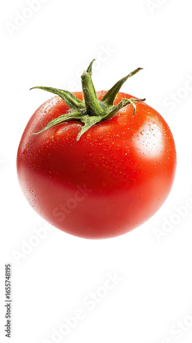 Wallpaper Mural Ripe tomato floating in the air on transparent background Torontodigital.ca