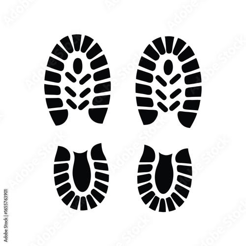 foot print shoes