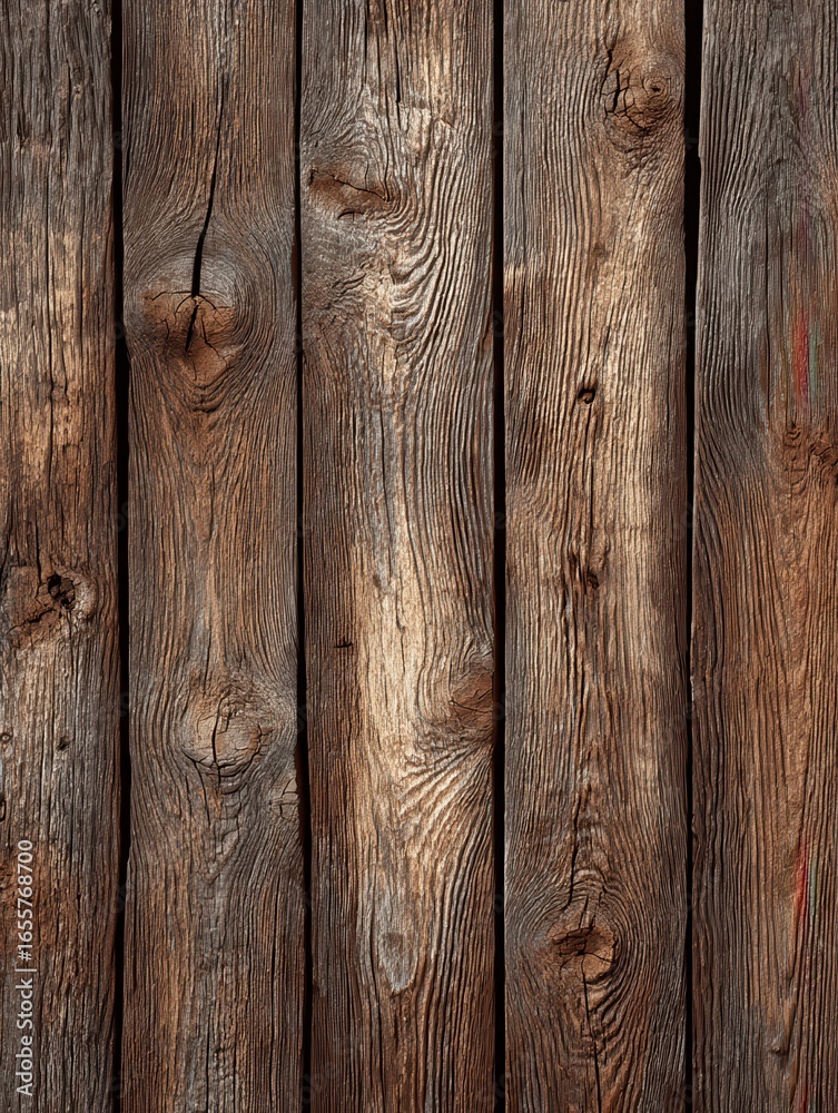 Naklejka premium wooden panel texture featuring grain and natural light