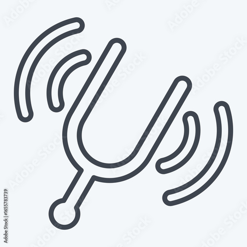 Icon Audio Book. related to Instruments symbol. line style. design editable