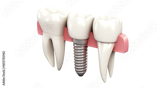 Discover a modern dental implant solution replacing a missing tooth for a healthy smile and confident appearance