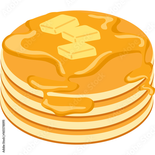 Pancakes Illustration